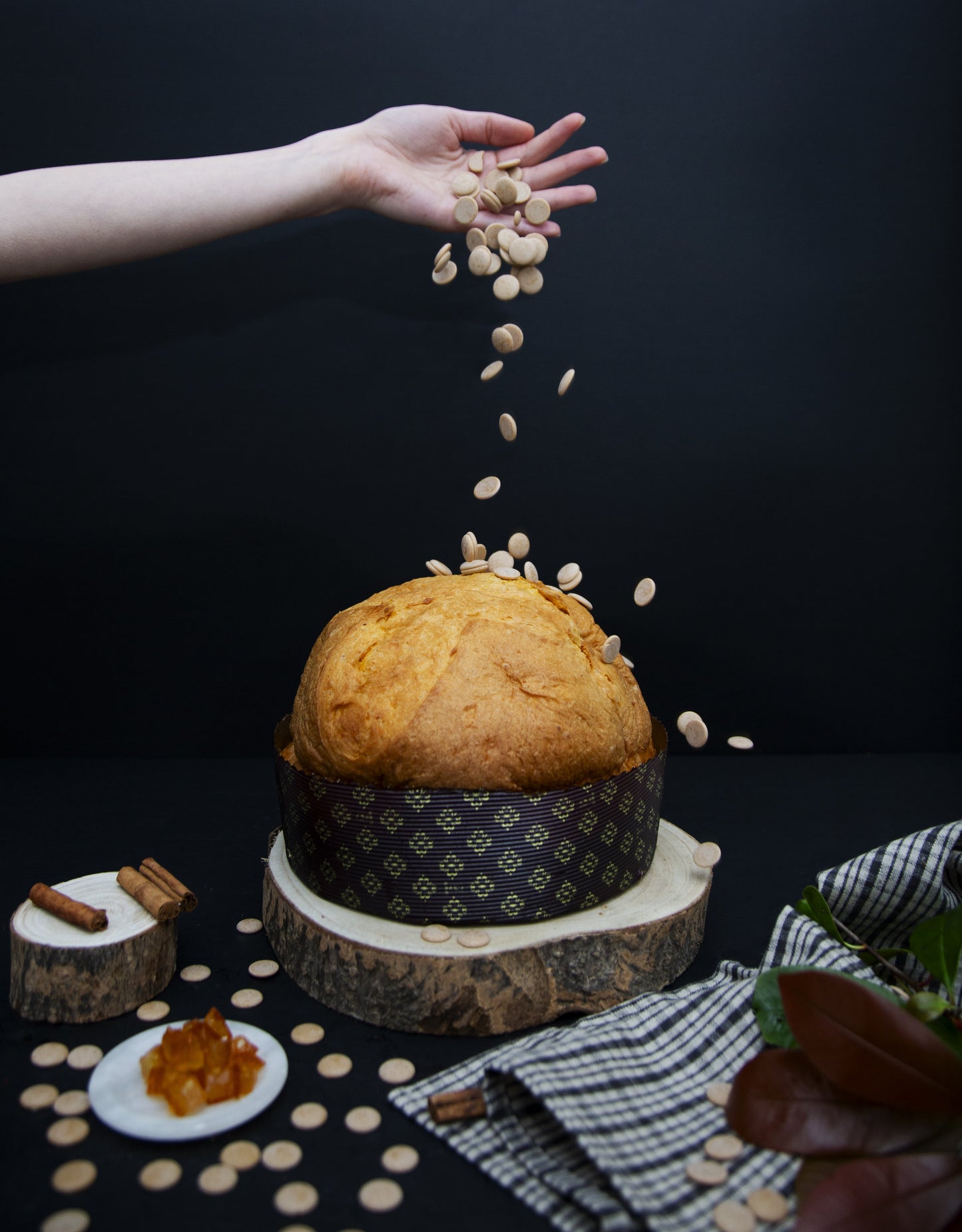 panettone alpino scaglie cioccolato bianco